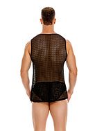 Men's tank top, knit net